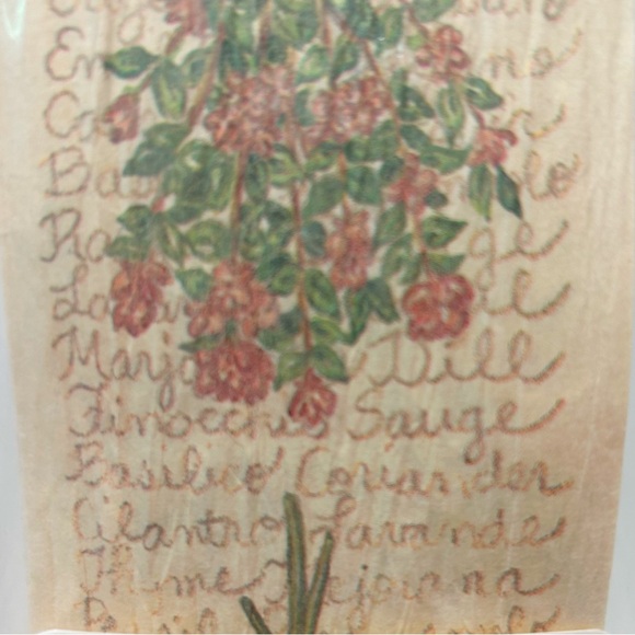 Vintage MPR Paper Ribbon Hanging Herbs 6 Yards Gift Wrap Bow Flowers Garden Cute - Picture 4 of 8